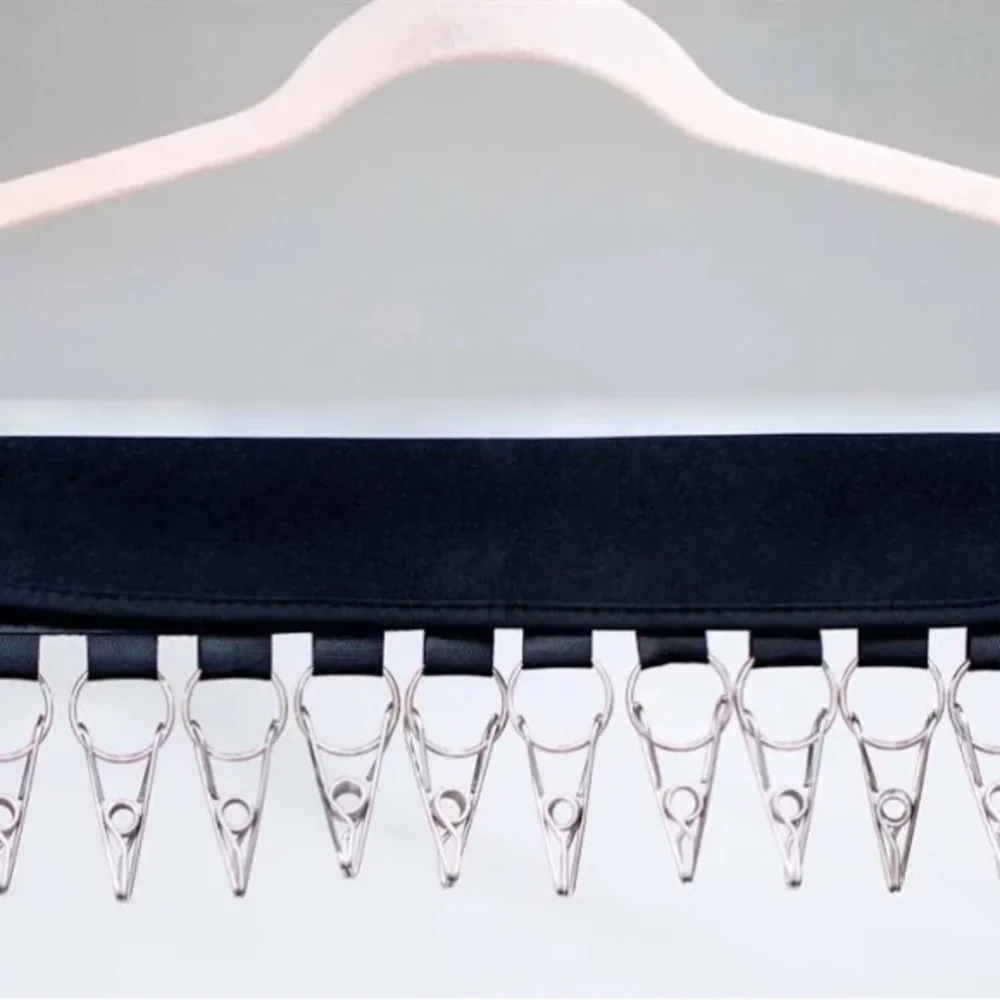 Hat Organizer: 10-Clip Closet Storage Solution (quantity 6 for 60 hats)
